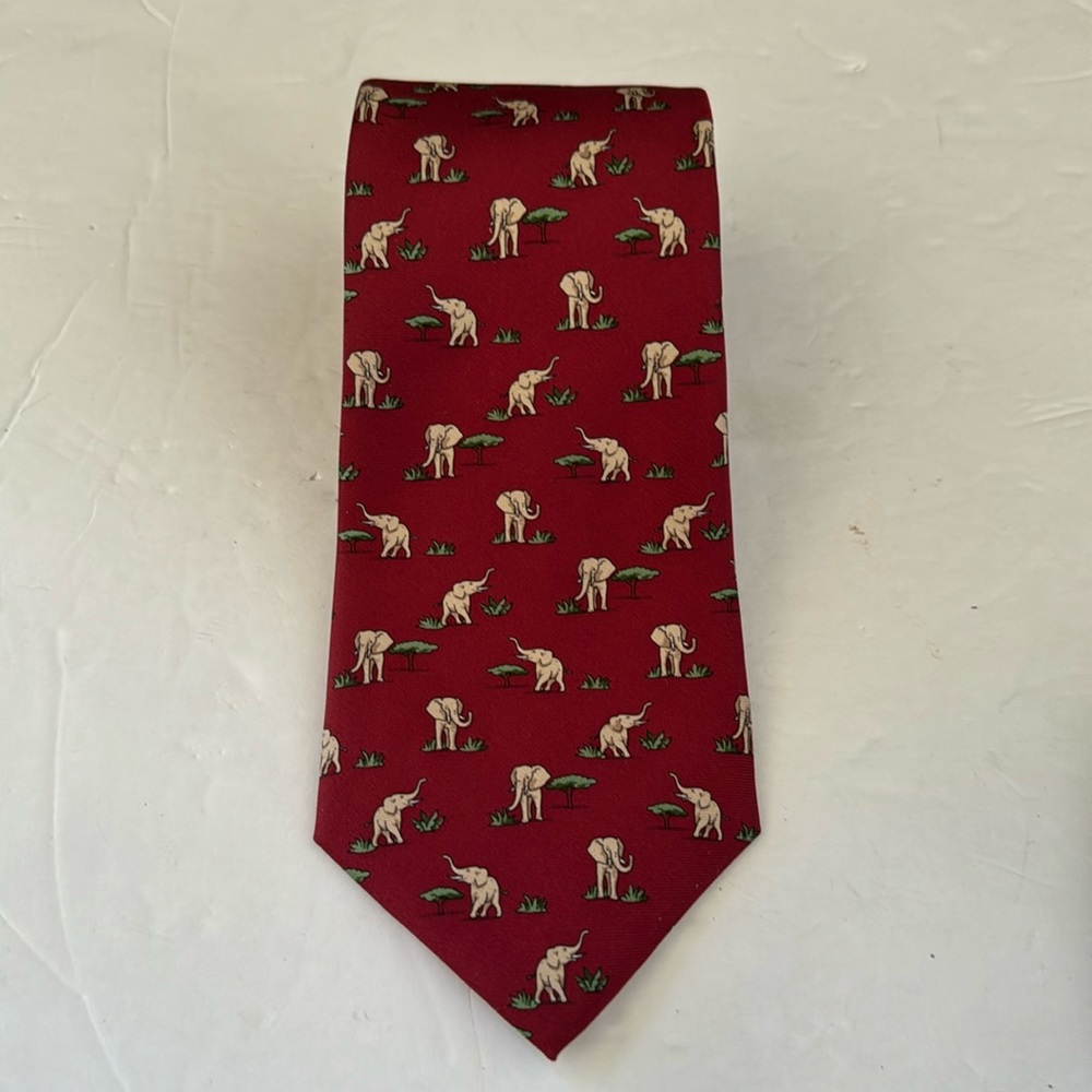 Brooks  brothers elephant tie